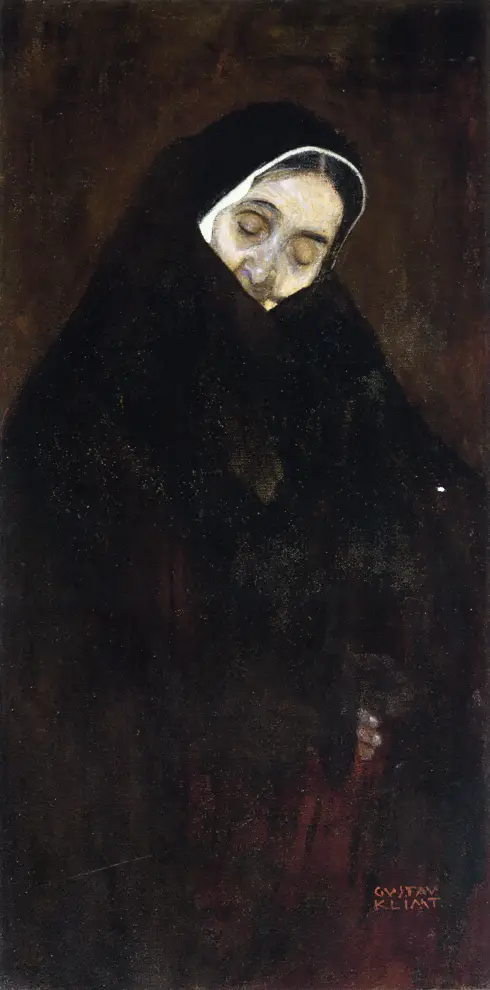 Old Woman Gustav Klimt